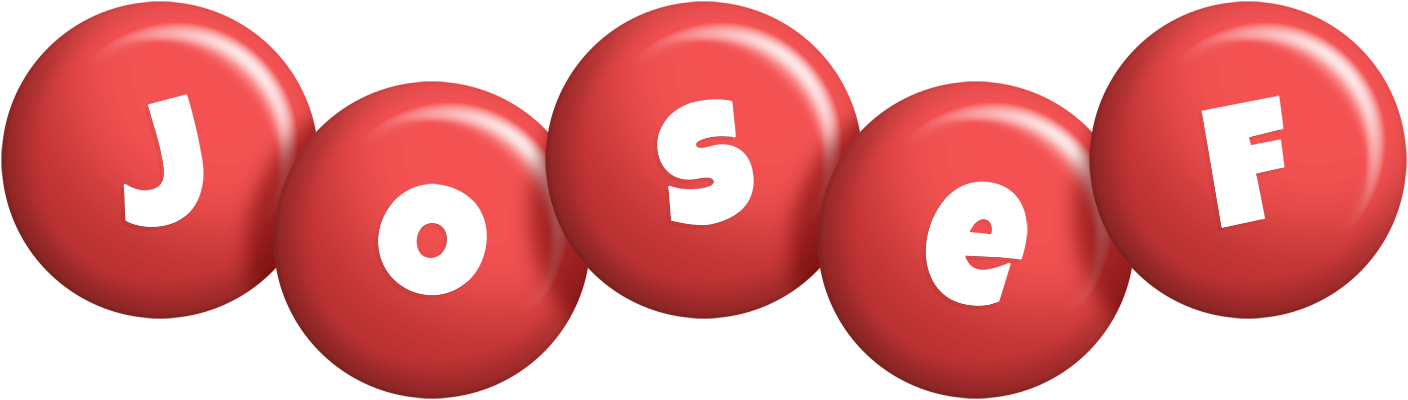 Josef candy-red logo