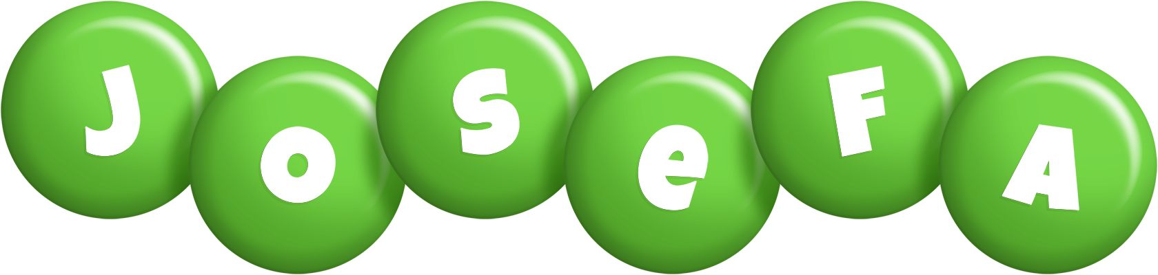 Josefa candy-green logo