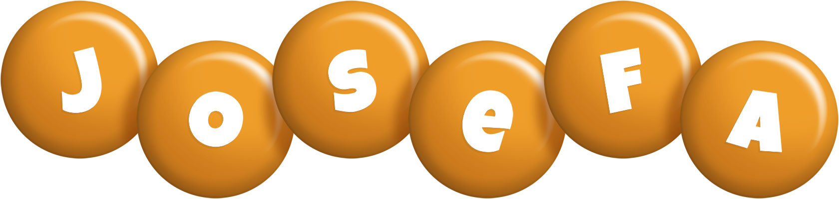 Josefa candy-orange logo