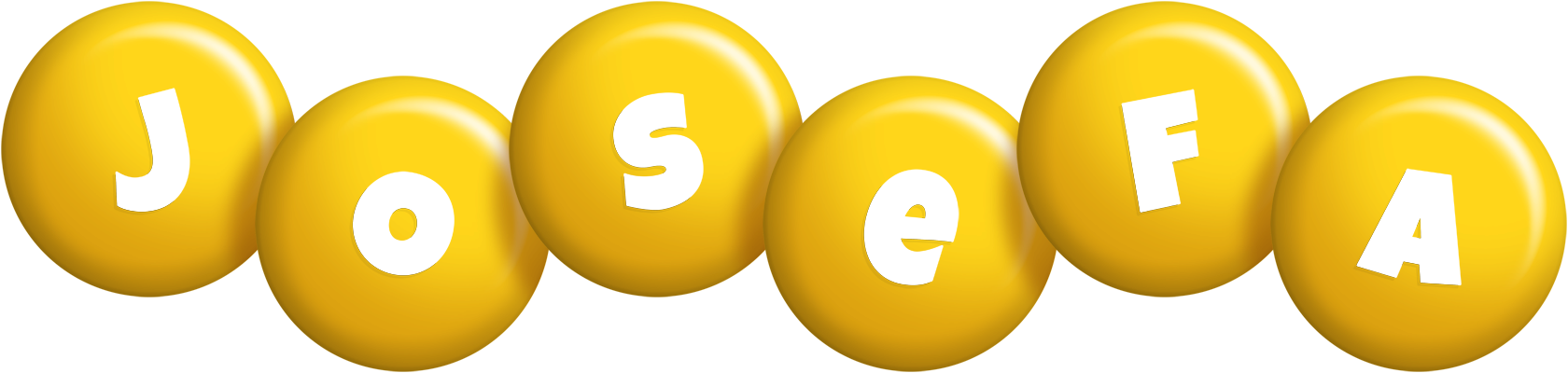 Josefa candy-yellow logo