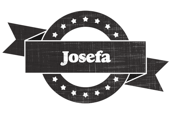 Josefa grunge logo