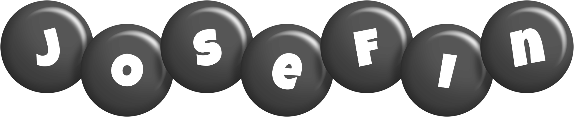 Josefin candy-black logo