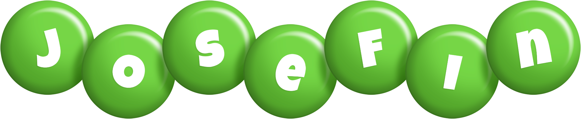 Josefin candy-green logo