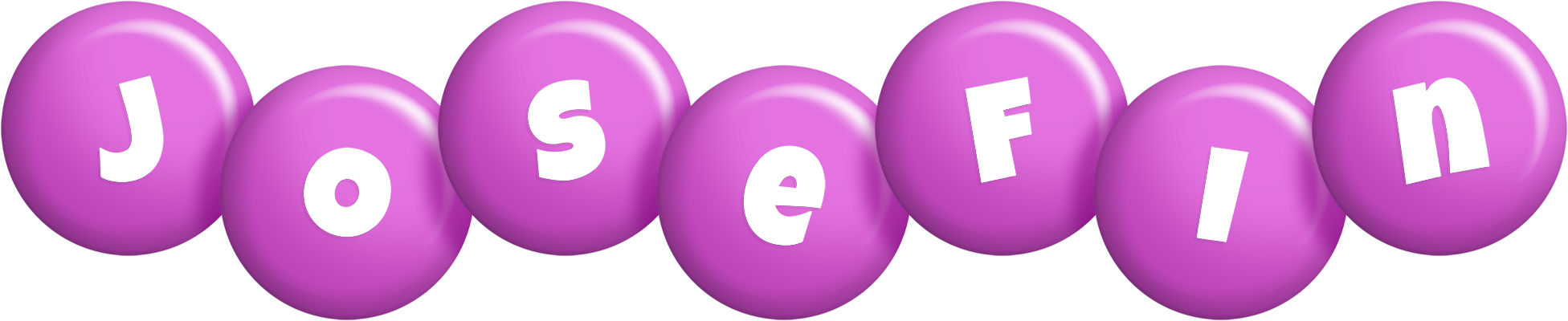 Josefin candy-purple logo