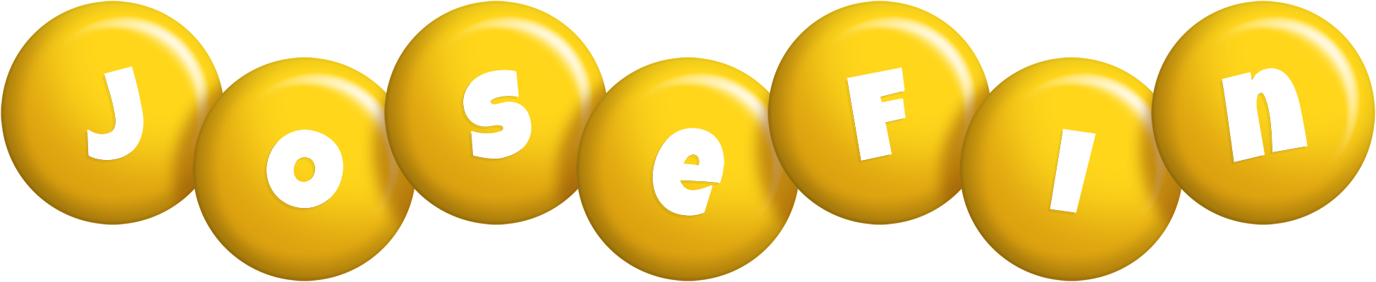 Josefin candy-yellow logo
