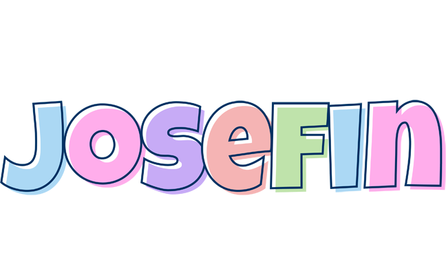 Josefin pastel logo