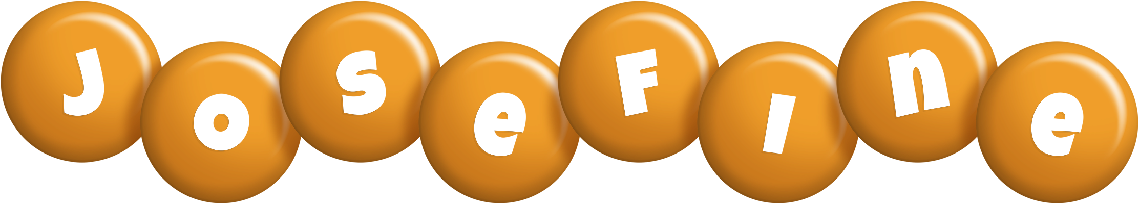Josefine candy-orange logo