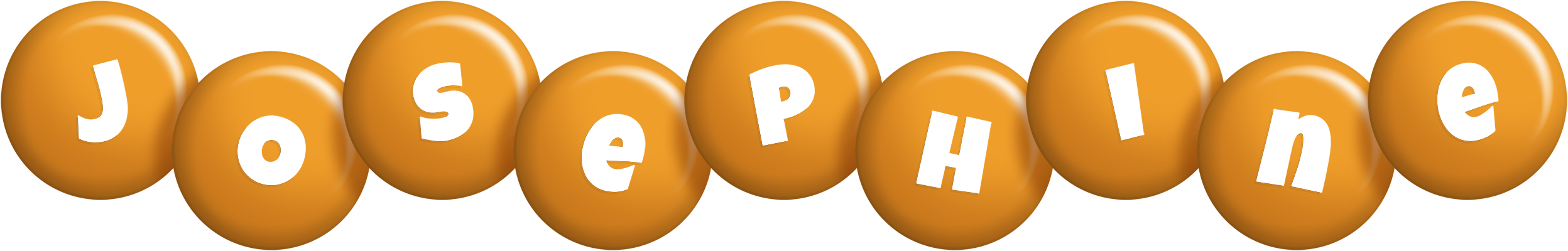 Josephine candy-orange logo
