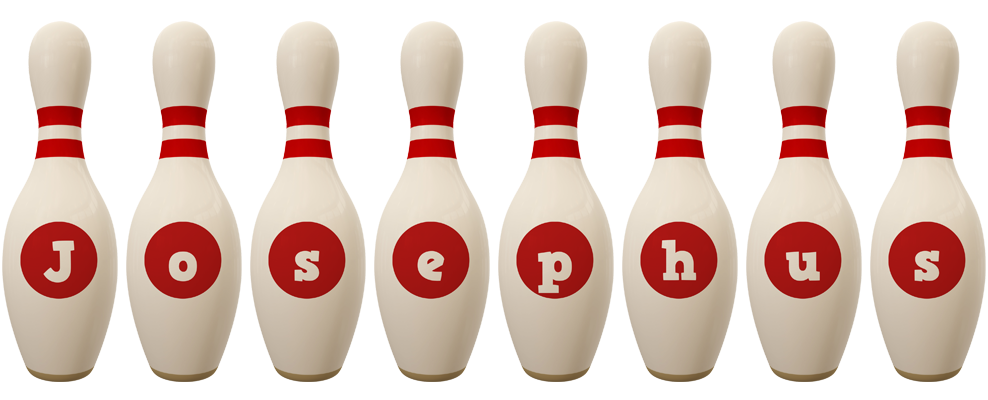 Josephus bowling-pin logo