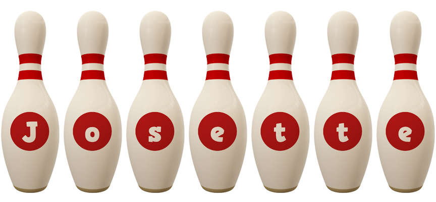Josette bowling-pin logo