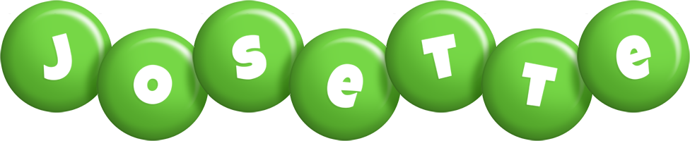 Josette candy-green logo