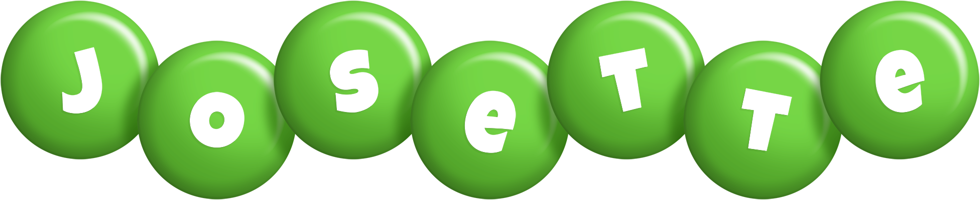 Josette candy-green logo