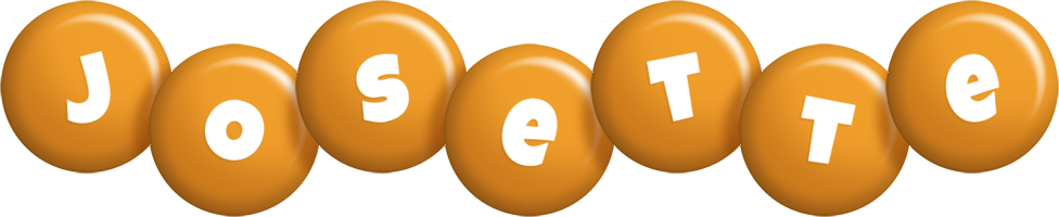 Josette candy-orange logo