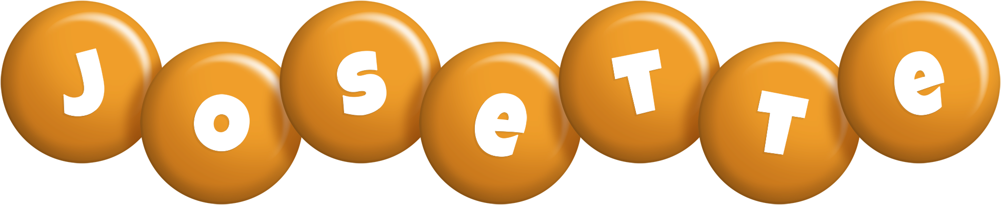 Josette candy-orange logo