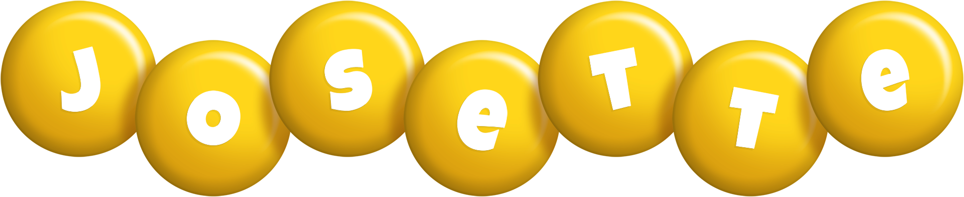 Josette candy-yellow logo