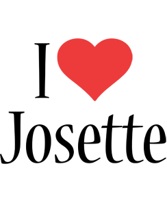 Josette i-love logo