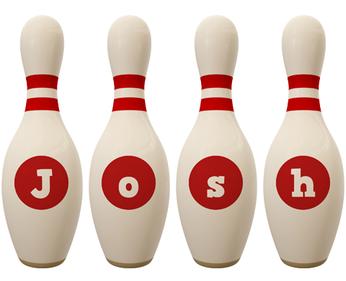 Josh bowling-pin logo