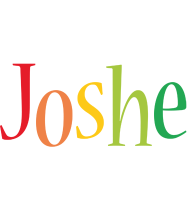 Joshe birthday logo