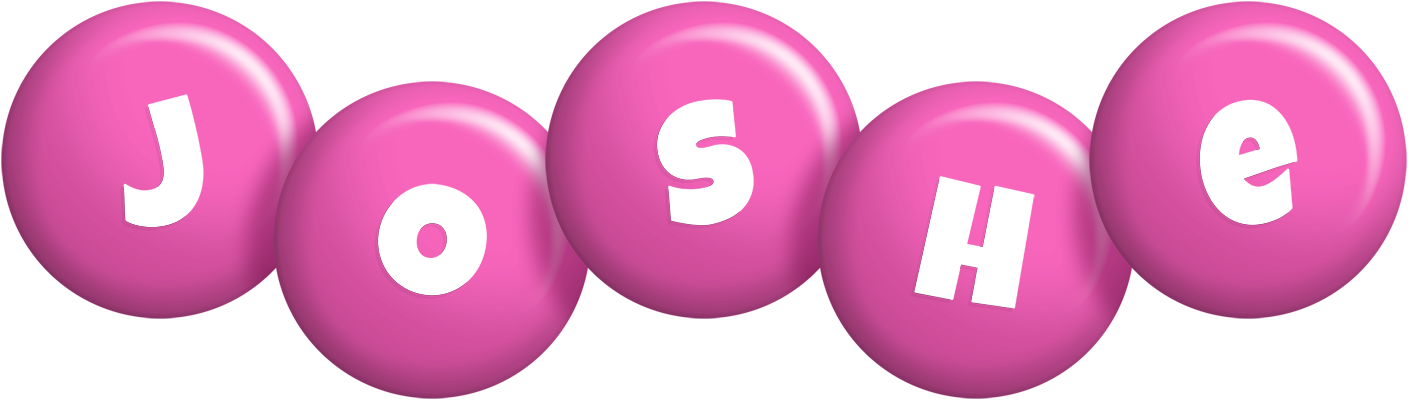 Joshe candy-pink logo