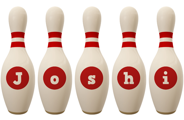 Joshi bowling-pin logo