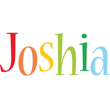 Joshia birthday logo