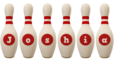 Joshia bowling-pin logo