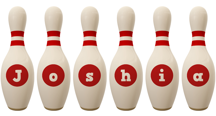 Joshia bowling-pin logo