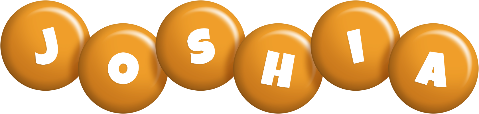 Joshia candy-orange logo