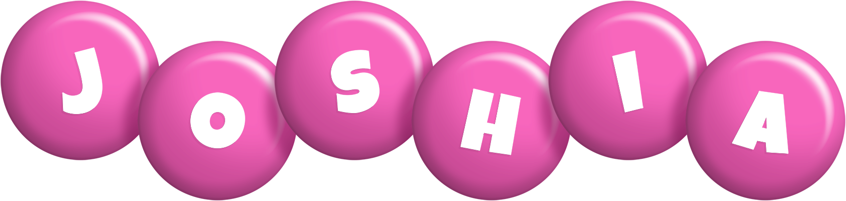 Joshia candy-pink logo
