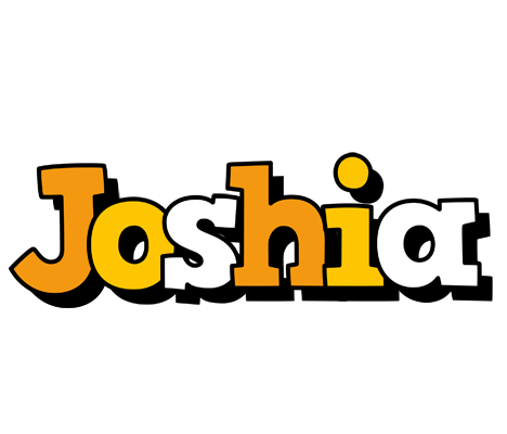 Joshia cartoon logo
