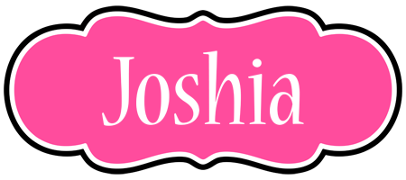 Joshia invitation logo