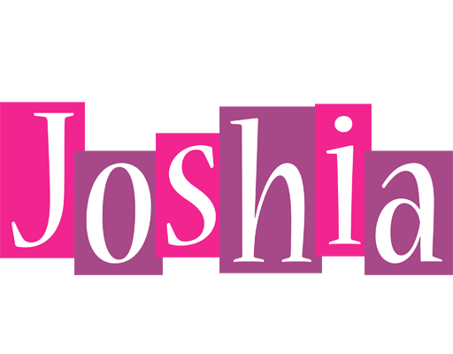 Joshia whine logo