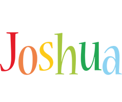 Joshua birthday logo