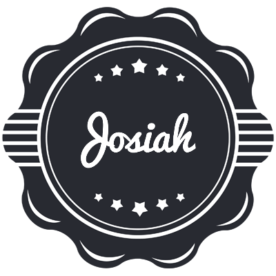 Josiah badge logo