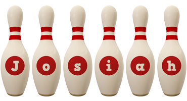 Josiah bowling-pin logo