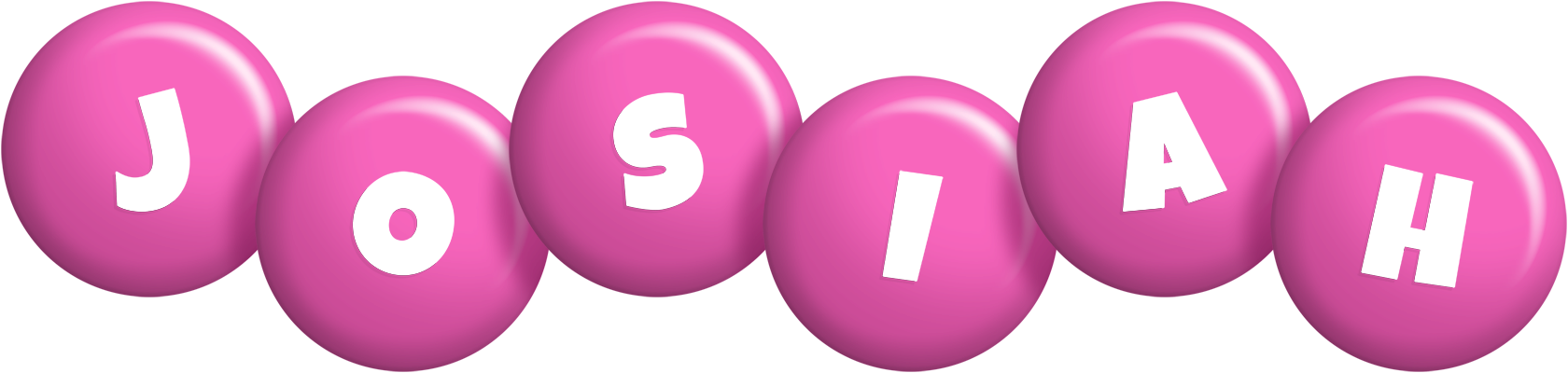 Josiah candy-pink logo