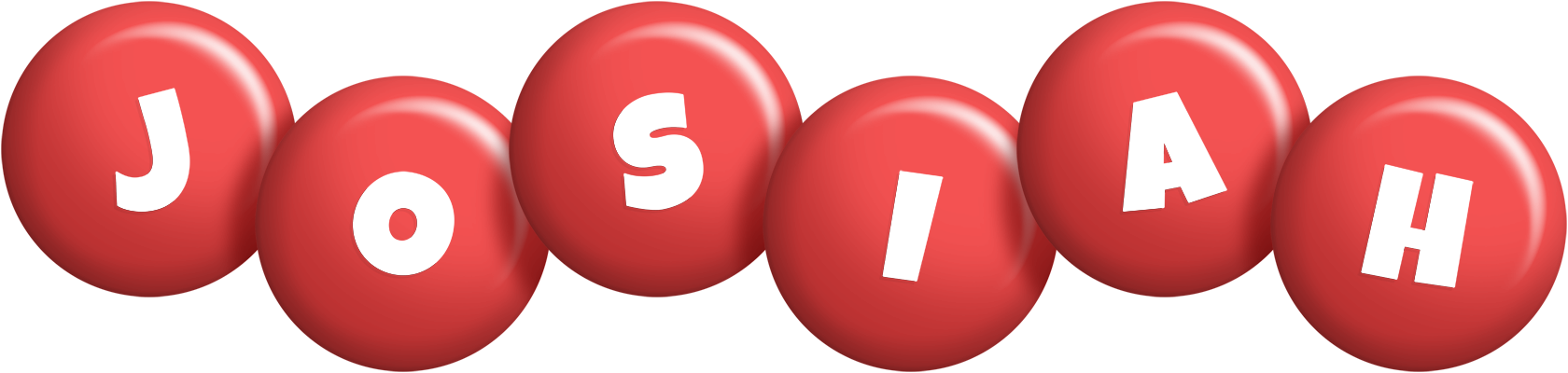 Josiah candy-red logo