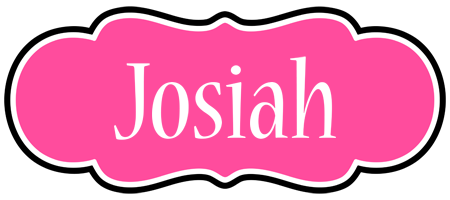 Josiah invitation logo