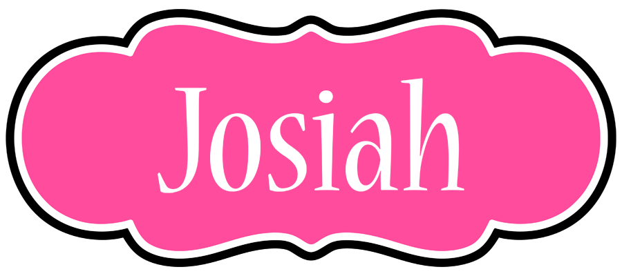 Josiah invitation logo