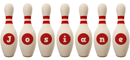 Josiane bowling-pin logo