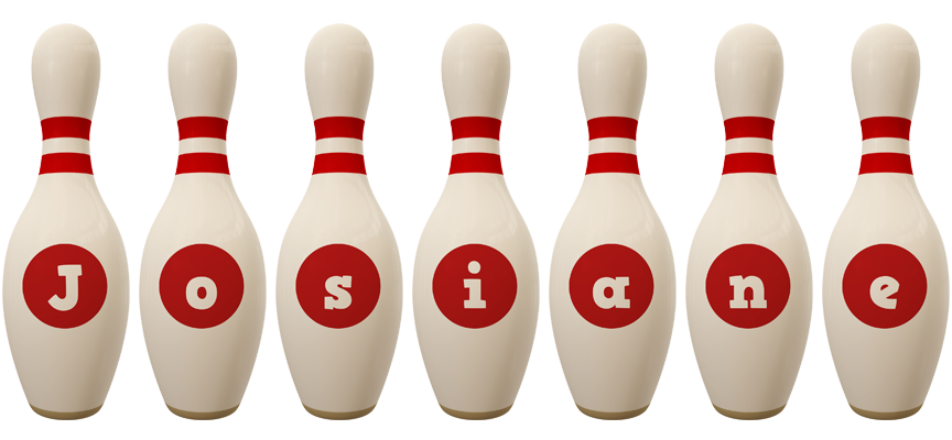 Josiane bowling-pin logo