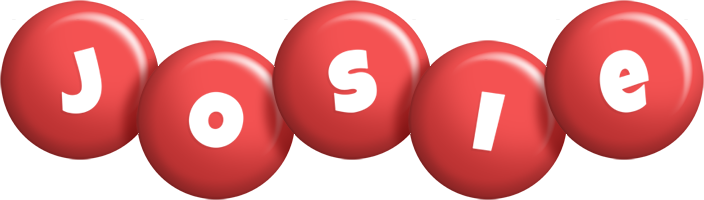 Josie candy-red logo