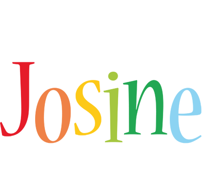 Josine birthday logo