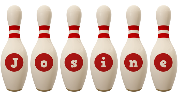 Josine bowling-pin logo