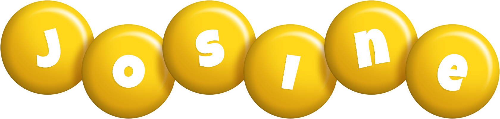 Josine candy-yellow logo
