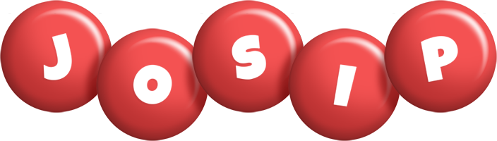 Josip candy-red logo
