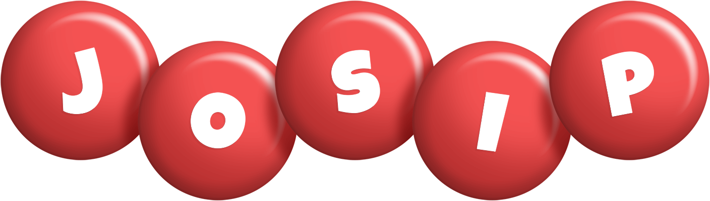 Josip candy-red logo