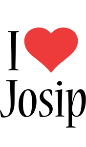 Josip i-love logo