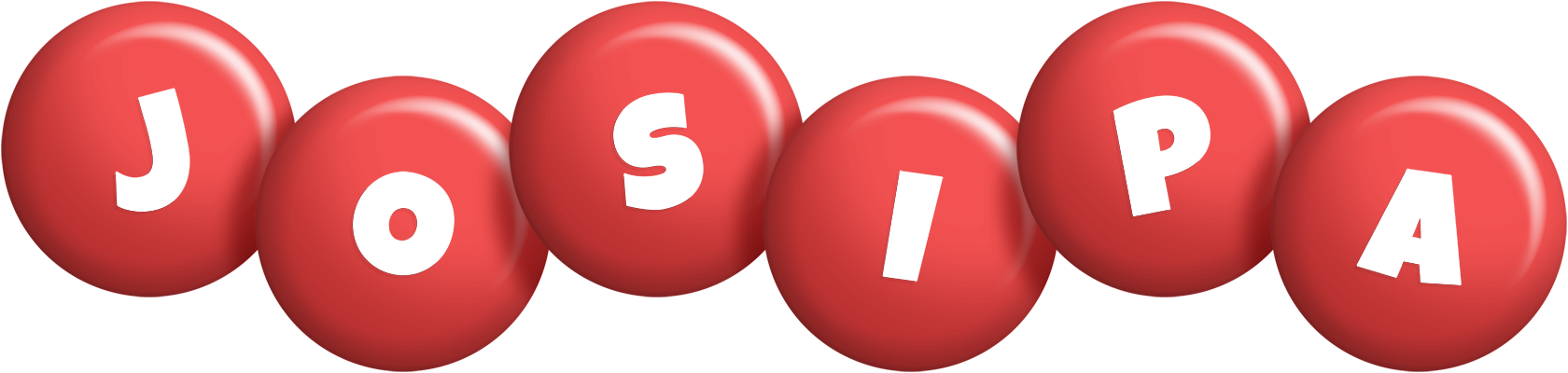 Josipa candy-red logo