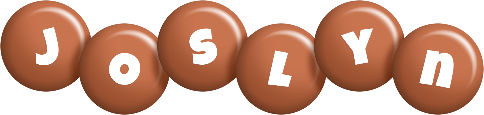 Joslyn candy-brown logo